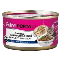 Feline Porta 21 Comida Para Gatos 6 X 90 G -Perros Gatos Suministros Tienda 4630 pla felineporta21 tunashrimps 90g 7