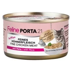 Feline Porta 21 Comida Para Gatos 6 X 90 G -Perros Gatos Suministros Tienda 4730 pla felineporta21 huhnreiskitten 90g 9