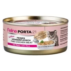 Feline Porta 21 Comida Para Gatos 6 X 156 G 16 Feline Porta 21 Comida Para Gatos 6 X 156 G -Perros Gatos Suministros Tienda 4739 pla felineporta21 huhnreiskitten 156g 9