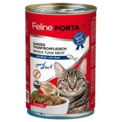 Pack Ahorro Feline Porta 21 Comida Para Gatos 12 X 400 G -Perros Gatos Suministros Tienda 4765 pla felineporta21 tunarind 400g 9