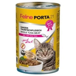 Pack Ahorro Feline Porta 21 Comida Para Gatos 12 X 400 G -Perros Gatos Suministros Tienda 4775 pla felineporta21 tunaaloe 400g 9