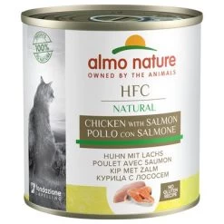 Almo Nature HFC 24 X 280 G - Pack Ahorro -Perros Gatos Suministros Tienda 57413 pla almonatureclassic chickensalmon 6x280g 7