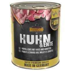 Belcando Super Premium Comida Húmeda Para Perros 6 X 800 G -Perros Gatos Suministros Tienda 60486 pla belcandosuperpremium huhnente 800g 3