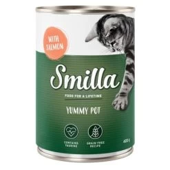 Smilla Yummy Pot 20 X 400 G -Perros Gatos Suministros Tienda 62224 pla smilla yummypot salmon 400g 6