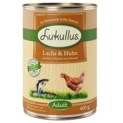 Lukullus Adult 6 X 400 G 9 Lukullus Adult 6 X 400 G -Perros Gatos Suministros Tienda 624533 pla lukullus lachs huhn 6 x 400 g 3