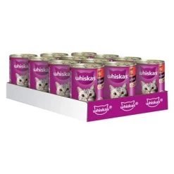 Whiskas 1+ Años En Lata 24 X 400 G 24 Whiskas 1+ Años En Lata 24 X 400 G -Perros Gatos Suministros Tienda 67736 pla whiskas 1plus rind 12x400g hs 01 3