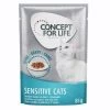 Concept For Life Sensitive Cats En Salsa 1 Concept For Life Sensitive Cats En Salsa -Perros Gatos Suministros Tienda 71082 pla concept for life katze nass sensitive sauce 85g 0