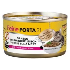 Feline Porta 21 Comida Para Gatos 6 X 90 G -Perros Gatos Suministros Tienda 7170 pla felineporta21 tunaaloe 90g 0