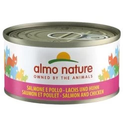 Pack Ahorro Almo Nature HFC Natural 24 X 70 G -Perros Gatos Suministros Tienda 72493 pla almonature lachs und huhn 1