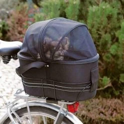 Cesta Para Bicicletas Trixie Friends On Tour -Perros Gatos Suministros Tienda 73865 trixie fahrradtasche hs 02 5