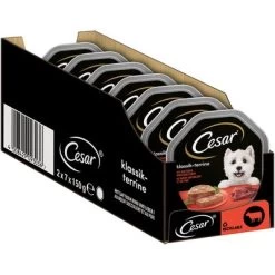 Cesar En Tarrinas 56 X 150 G -Perros Gatos Suministros Tienda 75293 mars cesar klassiker rind leber hs 02 6