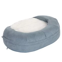 Cama Ortopédica Memory Ovalada Gris -Perros Gatos Suministros Tienda 79216 pla memory oval grau fg 6675 0