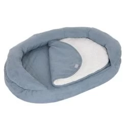 Cama Ortopédica Memory Ovalada Gris -Perros Gatos Suministros Tienda 79217 memory oval grau fg 6555 6