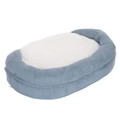 Cama Ortopédica Memory Ovalada Gris -Perros Gatos Suministros Tienda 79217 pla memory oval grau fg 6549 0