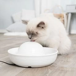 Bebedero Fuente Trixie Vital Flow De Cerámica -Perros Gatos Suministros Tienda 83797 trixie trinkbrunnen keramik vital flow mini hs 02 9