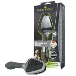 FURminator Cepillo Doble Para Mascotas -Perros Gatos Suministros Tienda 92105 furminator hund doppelbuerste hs 02 8