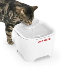 Bebedero Fuente Cat Mate Concha De Pet Mate -Perros Gatos Suministros Tienda 95720 cat mate shell pet fountain hs 02 2 9