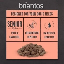 Briantos SIN CEREALES Pienso Para Perros - Pack Ahorro 23 Briantos SIN CEREALES Pienso Para Perros - Pack Ahorro -Perros Gatos Suministros Tienda briantos gf board senior pute 1000x1000 2