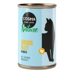 Pack Ahorro: Cosma Nature 12 X 140 G -Perros Gatos Suministros Tienda cosma nature chickenfillet 140g 1000x1000 4