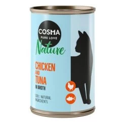 Pack Ahorro: Cosma Nature 12 X 140 G -Perros Gatos Suministros Tienda cosma nature chickentuna 140g 1000x1000 6
