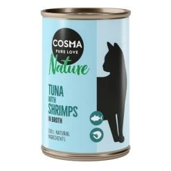 Pack Ahorro: Cosma Nature 12 X 140 G -Perros Gatos Suministros Tienda cosma nature tunashrimps 140g 1000x1000 9