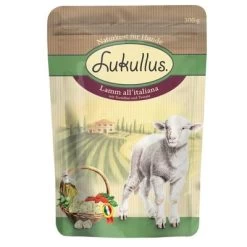 Lukullus Mediterráneo En Bolsitas 6 X 300 G -Perros Gatos Suministros Tienda lukullus pouch italien 4 1