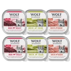 Wolf Of Wilderness 6 X 300 G -Perros Gatos Suministros Tienda new mixpack schale 4