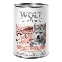 Wolf Of Wilderness Expedition Junior 6 X 400 G -Perros Gatos Suministros Tienda poultry jr beef 400g 6
