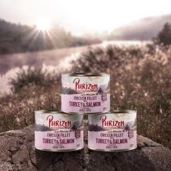 Purizon Adult 6 X 200 G Comida Húmeda Para Gatos, Sin Cereales -Perros Gatos Suministros Tienda purizon idcard cat adult wet turkey 1000x1000 2 3