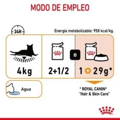 Royal Canin Hair & Skin Care En Salsa -Perros Gatos Suministros Tienda rc fcn hairskinpouchgravy 10 es es 6