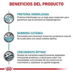 Royal Canin Veterinary Canine Hypoallergenic Puppy Pienso Para Perros -Perros Gatos Suministros Tienda rc vet dry doghypopu cv eretailkit 3 es es 6
