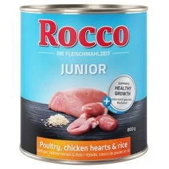 Oferta De Prueba Rocco Junior 6 X 800 G -Perros Gatos Suministros Tienda rocco junior poultry 800g 1000x1000 2