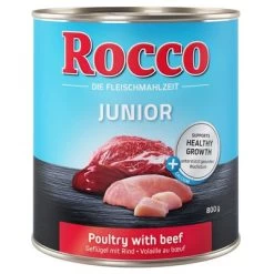 Oferta De Prueba Rocco Junior 6 X 800 G -Perros Gatos Suministros Tienda rocco junior poultrybeef 800g 1000x1000 9