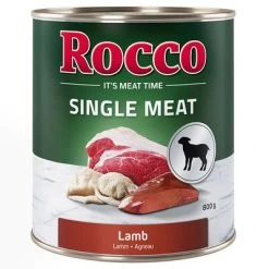 Rocco Single Meat 6 X 800 G Comida Húmeda Para Perros 8 Rocco Single Meat 6 X 800 G Comida Húmeda Para Perros -Perros Gatos Suministros Tienda rocco nf singlemeat 800g lamb 1000x1000 8 1