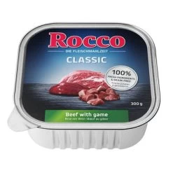 Rocco Classic En Tarrinas 9 X 300 G -Perros Gatos Suministros Tienda rocco schalen classic wild side 1000x1000 9