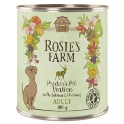Rosie's Farm Adult 6 X 800 G -Perros Gatos Suministros Tienda rosie sfarm adult venison 800g 1000x1000 6
