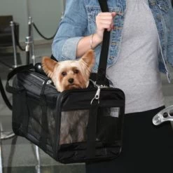 Transportin Homologado Para Cabina De Avión Sherpa® Original Deluxe -Perros Gatos Suministros Tienda sherpa originaldeluxe petcarrier hs 05 2