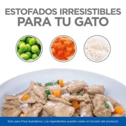 Hill's Science Plan Hill's Adult Healthy Cuisine Con Pollo Y Salmón Para Gatos -Perros Gatos Suministros Tienda sp healthy cuisine thumbnails cat bowl es 3