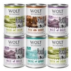 Pack Mixto De Prueba Wolf Of Wilderness -Perros Gatos Suministros Tienda wow 400g gestapelt 0