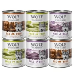Pack Mixto De Prueba Wolf Of Wilderness -Perros Gatos Suministros Tienda wow 6x800g mixpaket 6 1