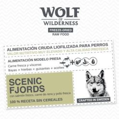 Wolf Of Wilderness Scenic Fjords Con Reno, Salmón Y Pollo 14 Wolf Of Wilderness Scenic Fjords Con Reno, Salmón Y Pollo -Perros Gatos Suministros Tienda wow board benefits freezedried scenic fjords de 1000x1000 1 5