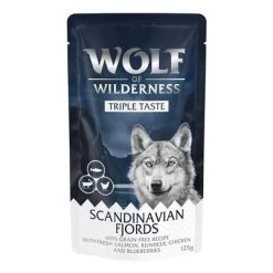 Wolf Of Wilderness Triple Taste 12 X 125 G -Perros Gatos Suministros Tienda wow nafu taste of 125g pouch scandinavian 1000x1000 4