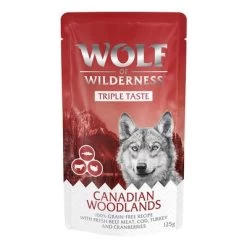 Wolf Of Wilderness Triple Taste 12 X 125 G -Perros Gatos Suministros Tienda wow nafu taste of 125g pouch canada 1000x1000 1