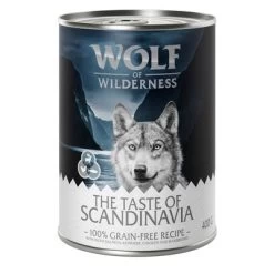 Wolf Of Wilderness The Taste Of 6 X 400 G Pack De Prueba -Perros Gatos Suministros Tienda wow tasteof scandinavia 400g 1000x1000 7
