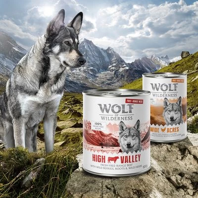 Wolf Of Wilderness Free Range 6 X 800 G 4 Wolf Of Wilderness Free Range 6 X 800 G - Imagen 2